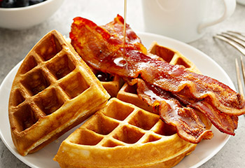 Waffles at Tapas del Mundo